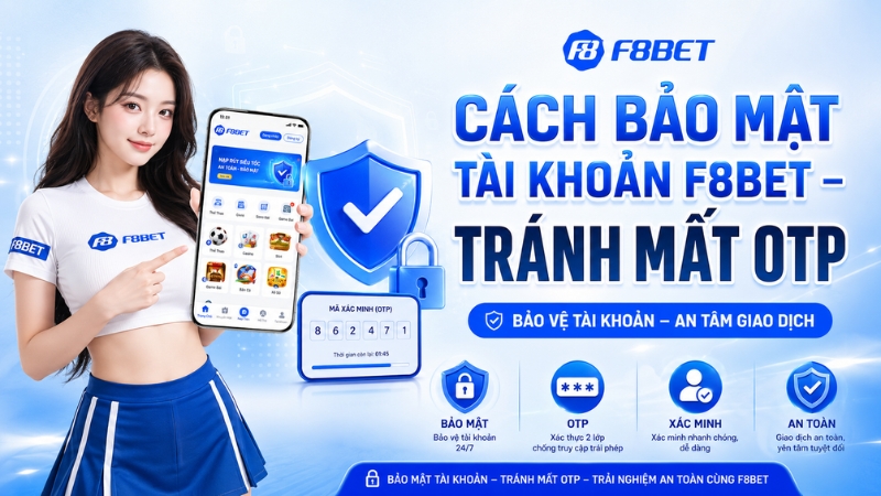 Cách Bảo Mật Tài Khoản F8BET – Tránh Mất OTP